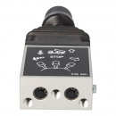 Pneumatic joystick for hooklift, skip loader, tipper BI